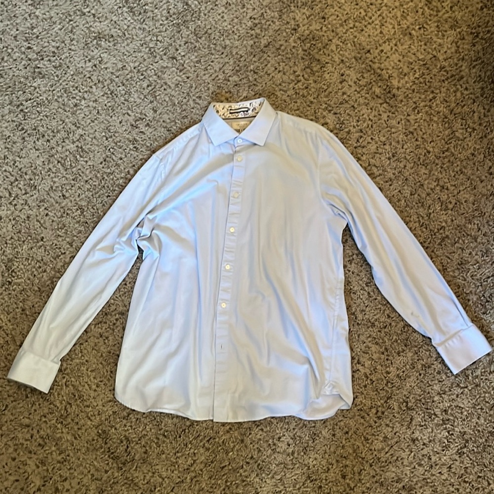 Ted Baker light blue dress shirt.